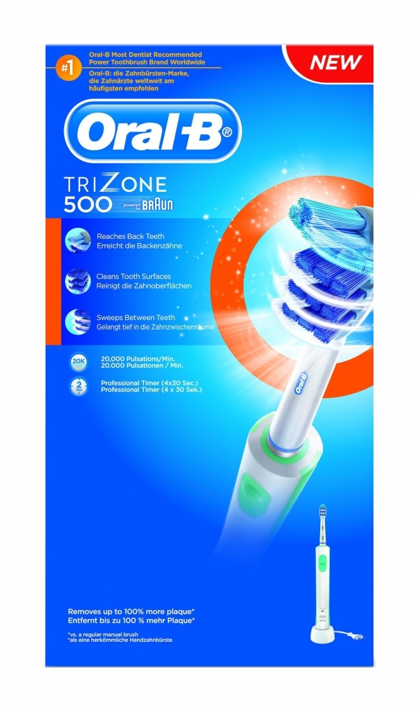 ZZ Oral-B cepillo eléctrico professional care trizone 500
