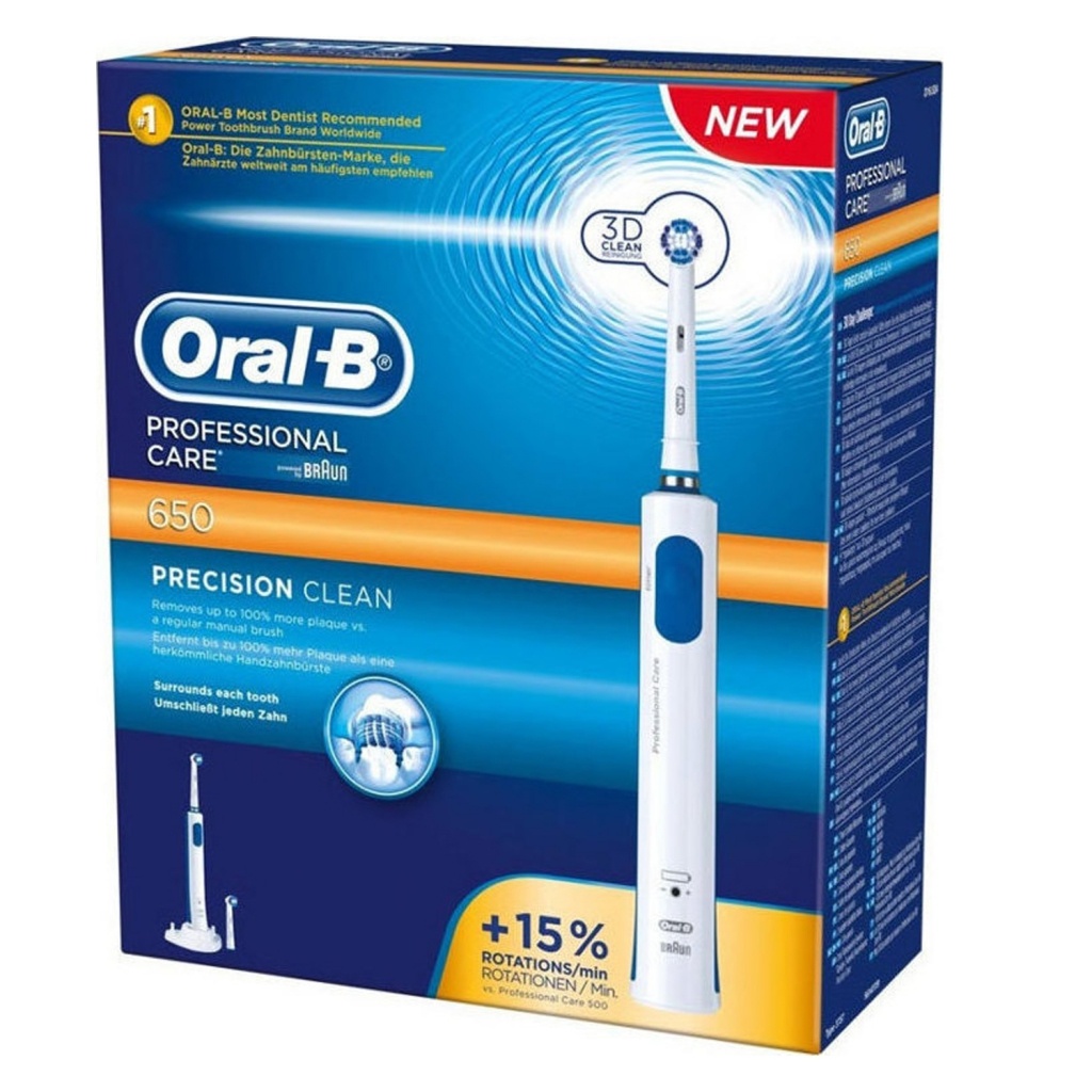 Oral-B cepillo eléctrico professional care 650 precision clean