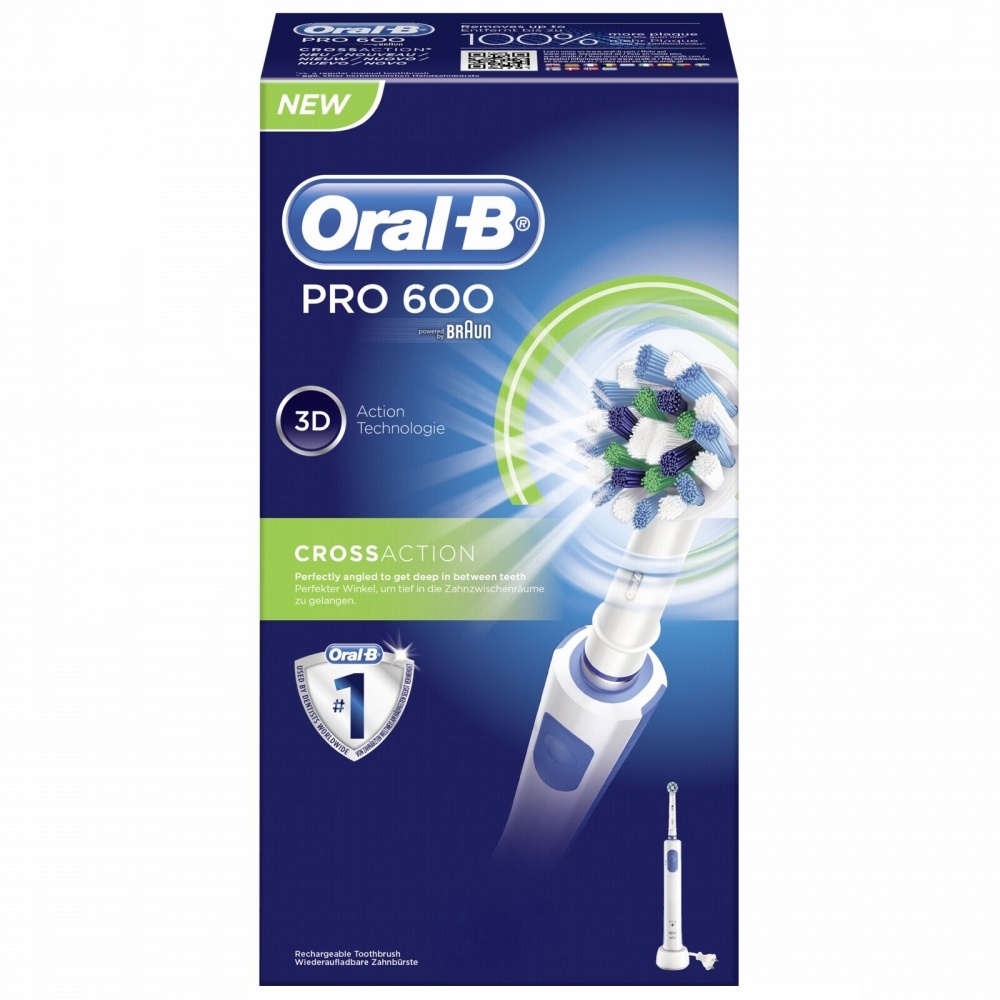 Oral-B cepillo eléctrico Pro 600 crossaction verde