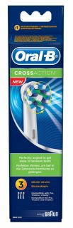 Oral-B recambio cepillo eléctrico crossaction 3 uds 