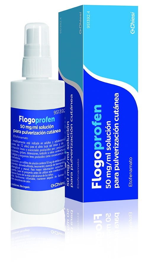 Flogoprofen 50 mg/ml solución tópica 100 ml