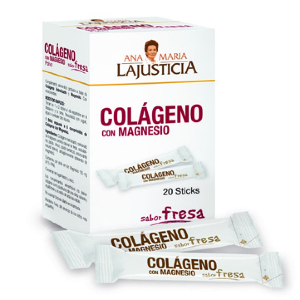 Ana Maria Lajusticia colágeno y magnesio 20 Sticks