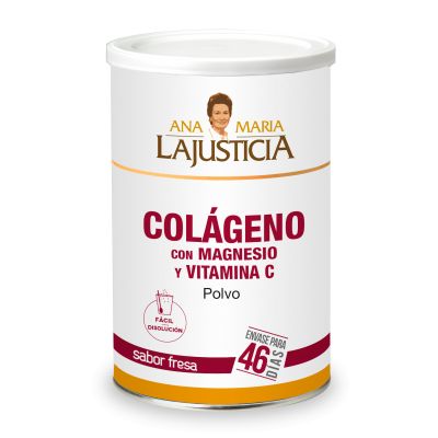 Ana María Lajusticia Colágeno con magnesio y Vitamina C - Sabor Fresa 350 g