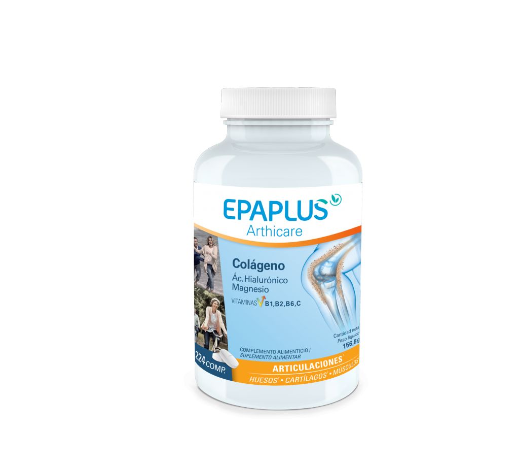 Epaplus colágeno + hialurónico + magnesio 224 comprimidos