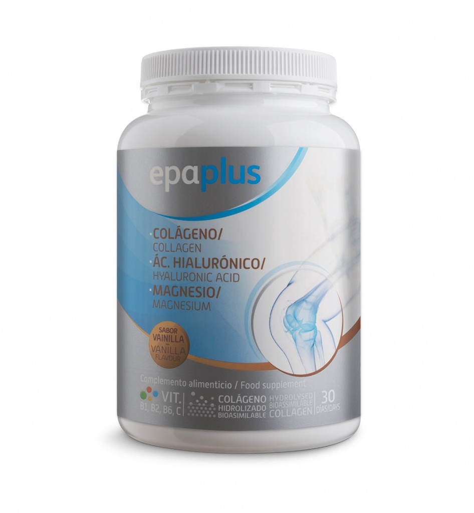 Comprar Epaplus colágeno + hialurónico + magnesio bote sabor vainilla en polvo 325 g Epaplus colágeno + hialurónico + magnesio bote sabor vainilla en polvo 325 g