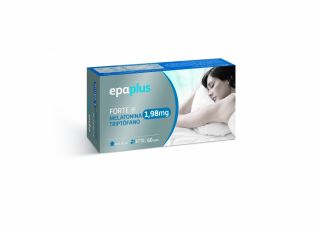 Epaplus melatonina forte 1,98 con triptófano 60 cápsulas