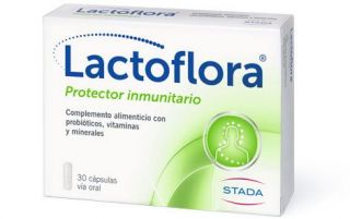 Lactoflora Probióticos Protector Inmunitario 30 cápsulas