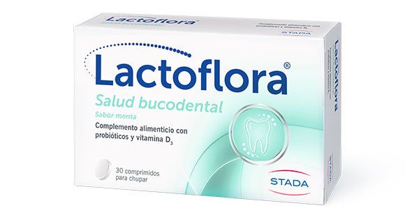 Lactoflora Probióticos salud bucodental menta 30 comprimidos