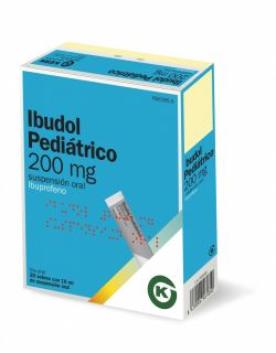 Ibudol Pediátrico 200 mg Ibuprofeno 20 Sobres 10 ml