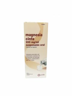 Magnesia Cinfa 200 mg/ml suspensión oral