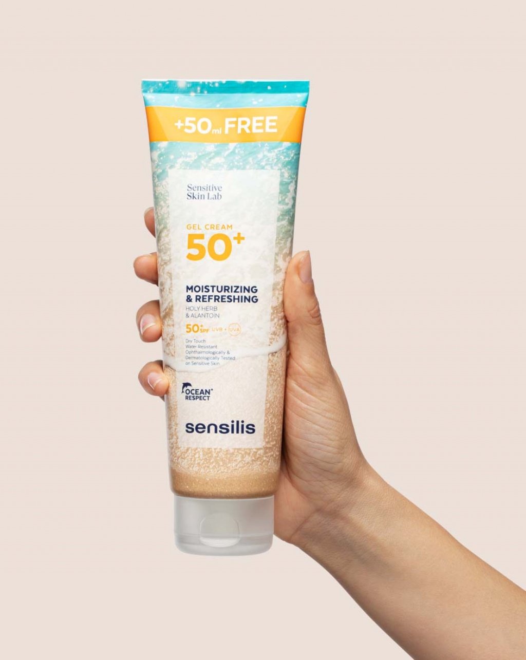 Sensilis  gel-crema SPF50+ Hidratante y refrescante 200ml+ 50 ml GRATIS