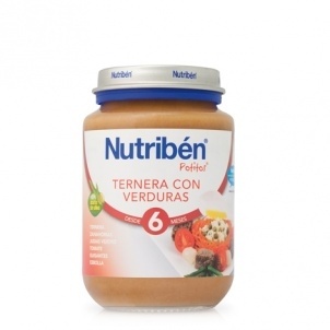 Nutriben Potito Ternera con Verduras 200 g