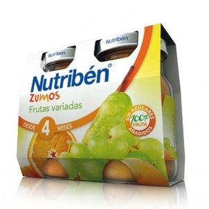 Nutriben Zumo Frutas Variadas 2x130 ml