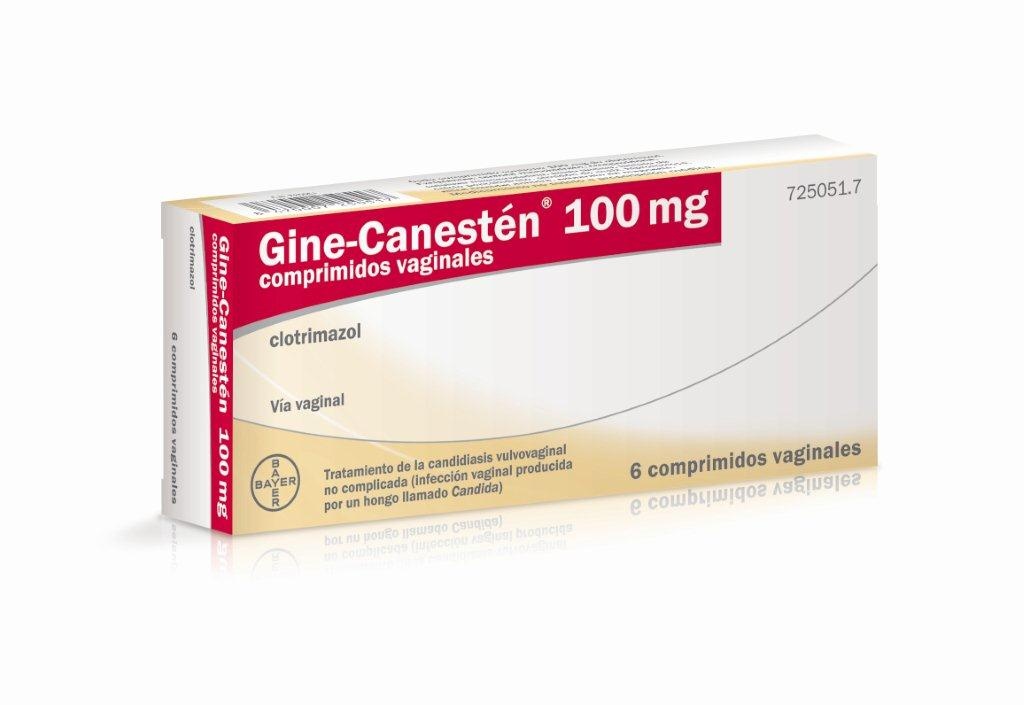 Gine-Canesten 100 mg 6 comprimidos vaginales
