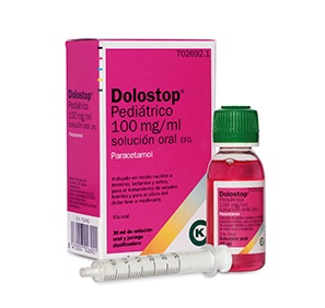 Dolostop pediátrico 100 mg/ml solución oral 30 ml