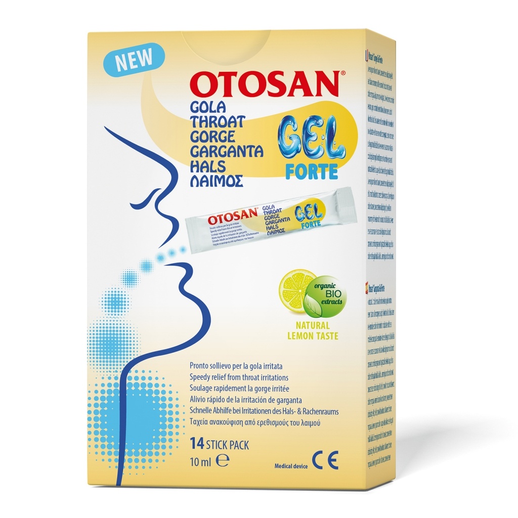 Otosan Gel Forte para Garganta (14 sticks de 10 g)