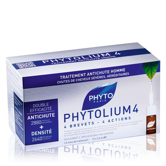 Phytolium4 Tratamiento Anticaída Hombre 12 Ampollas