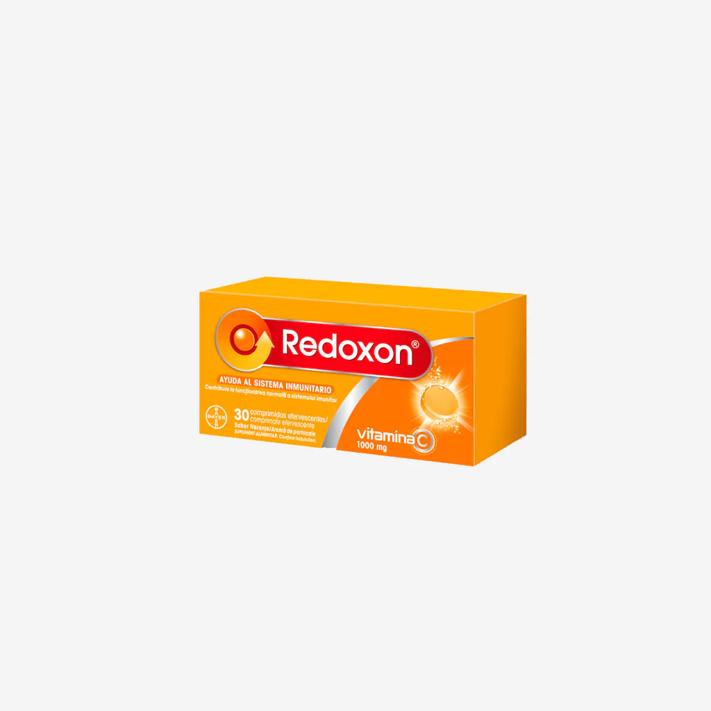 Redoxon 1000 mg Vitamina C Naranja 30 comprimidos efervescentes