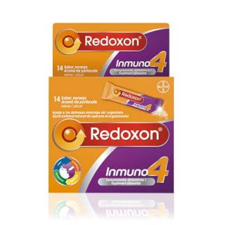 Redoxon Inmuno 4 Sabor Naranja 14 Sobres
