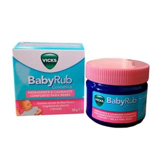 Vicks BabyRub Hidratante y Calmante para Bebés 50 g