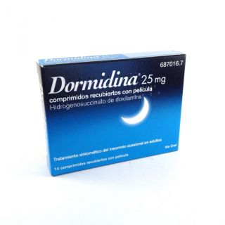 Dormidina 25 mg 14 comprimidos