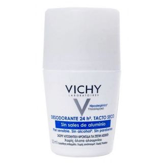 Vichy Desodorante Bola Sin Sales de Aluminio 24H 50 ml Sin Alcohol
