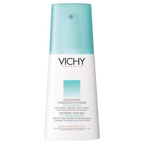 Vichy Desodorante Frescor Extremo 24H Vaporizador 100 ml Sin Sales de Aluminio