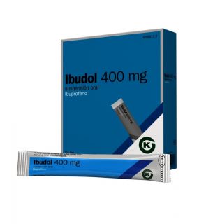 Ibudol 400 mg 20 Sobres Stickpack Ibuprofeno en Suspensión Oral