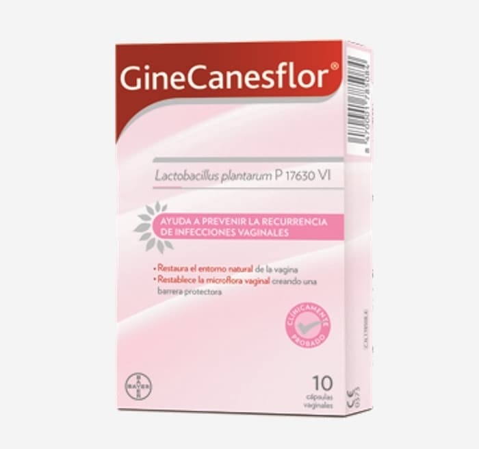 Ginecanesflor 10 Cápsulas Vaginales
