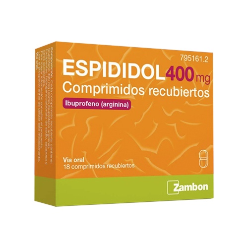 Espididol 400 mg 18 comprimidos recubiertos