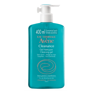 Avene Cleanance Gel Limpiador Sin Jabón Cara y Cuerpo 400 ml