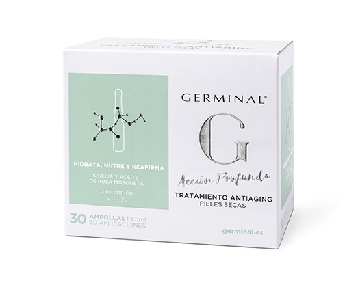 Germinal Acción Profunda Tratamiento Antiaging Pieles Secas 30 Ampollas