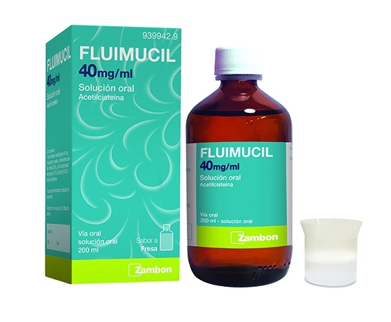 Fluimucil 40 mg/ml solución oral 200 ml