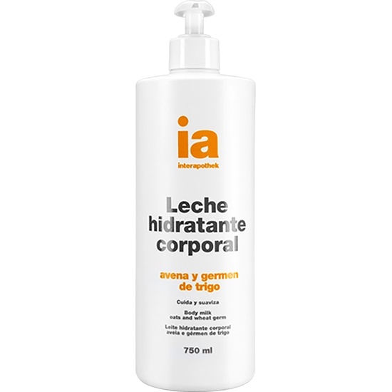Interapothek Leche hidratante corporal Avena 750 ml dosificador