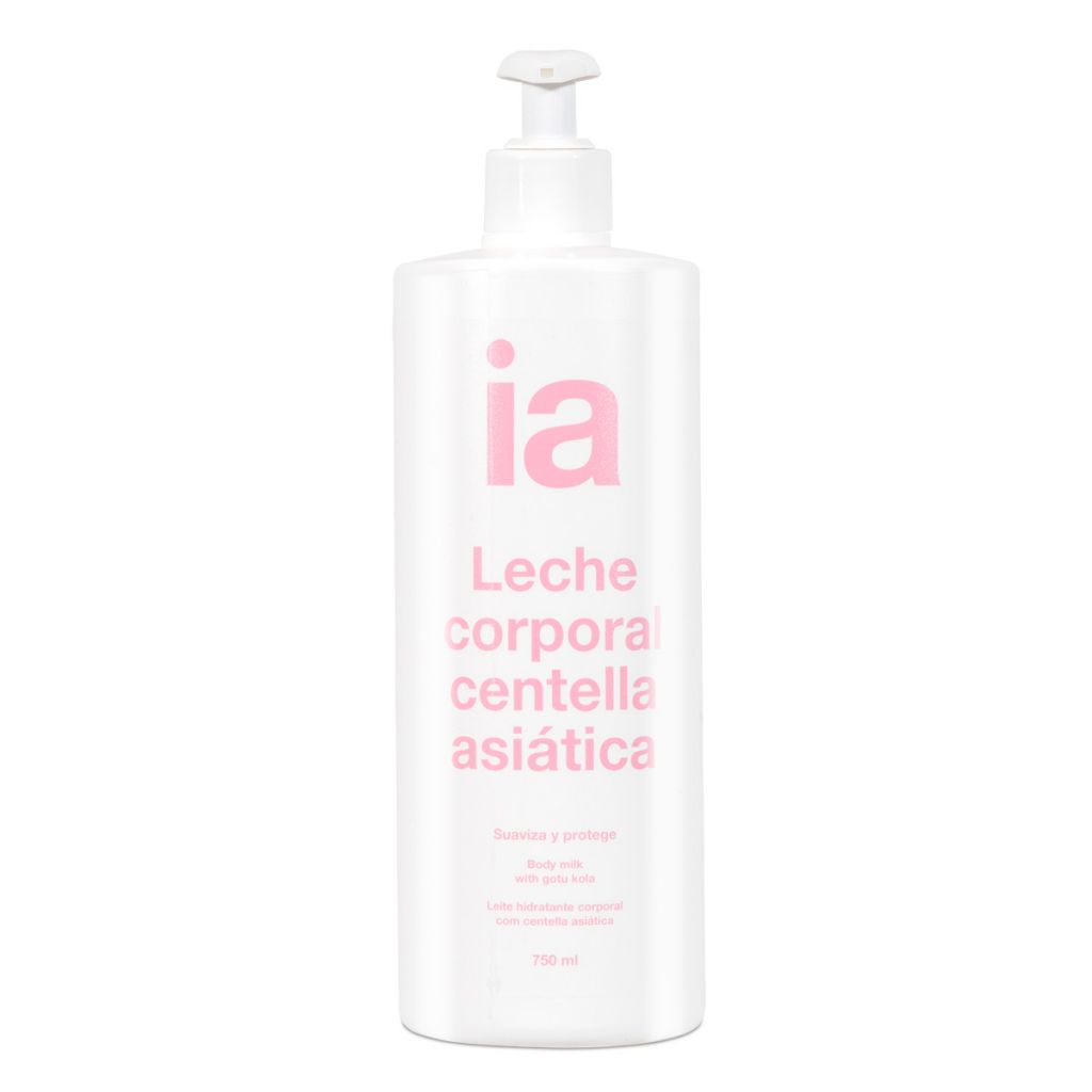 Interapothek Leche hidratante corporal centella asiática 750 ml dosificador