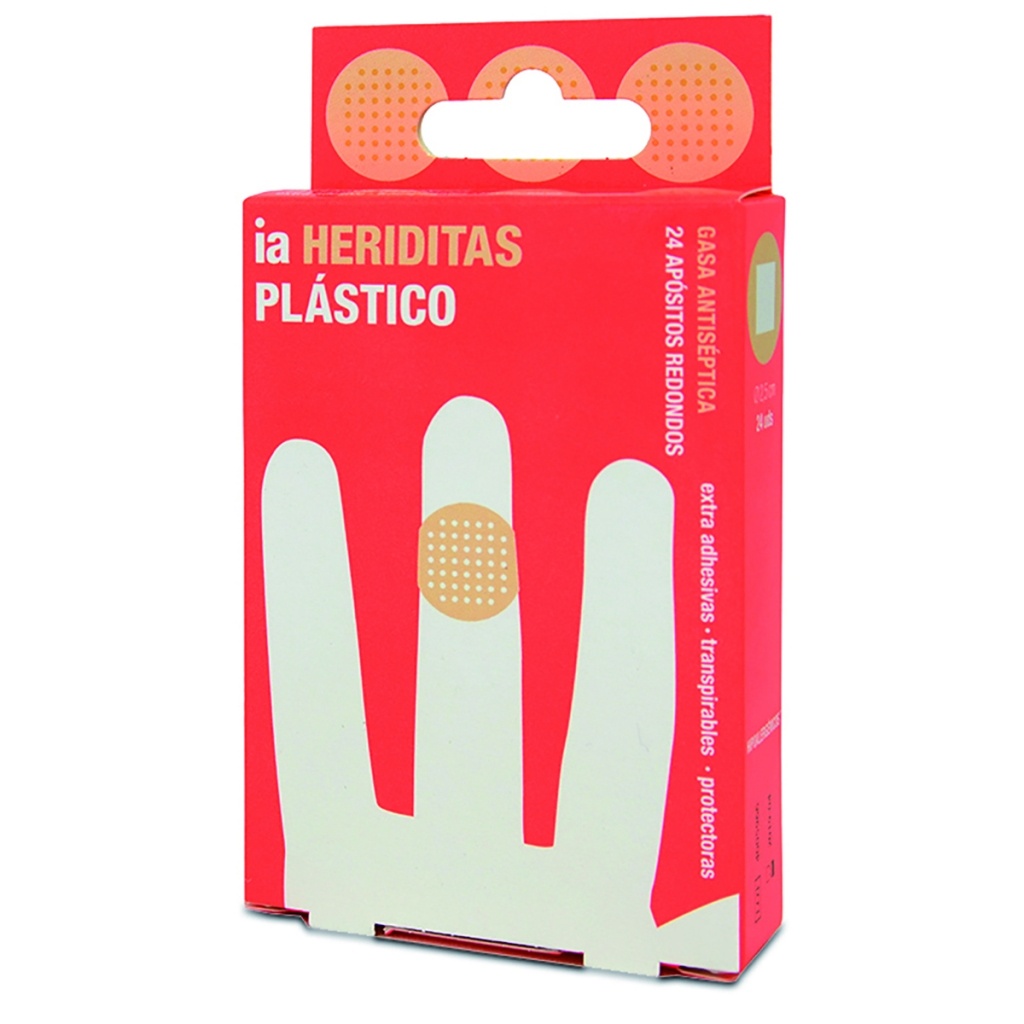 Interapothek Apósitos clásicos redondos 2,5 cm 24 u