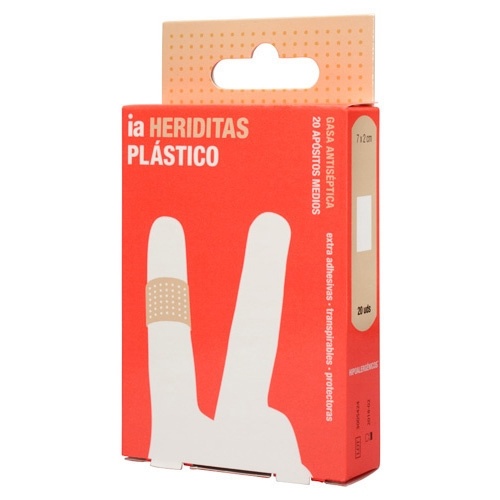 Interapothek Apósitos clásicos 7 x 2 cm 20 u