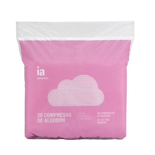 Interapothek Compresas de algodón 20 u