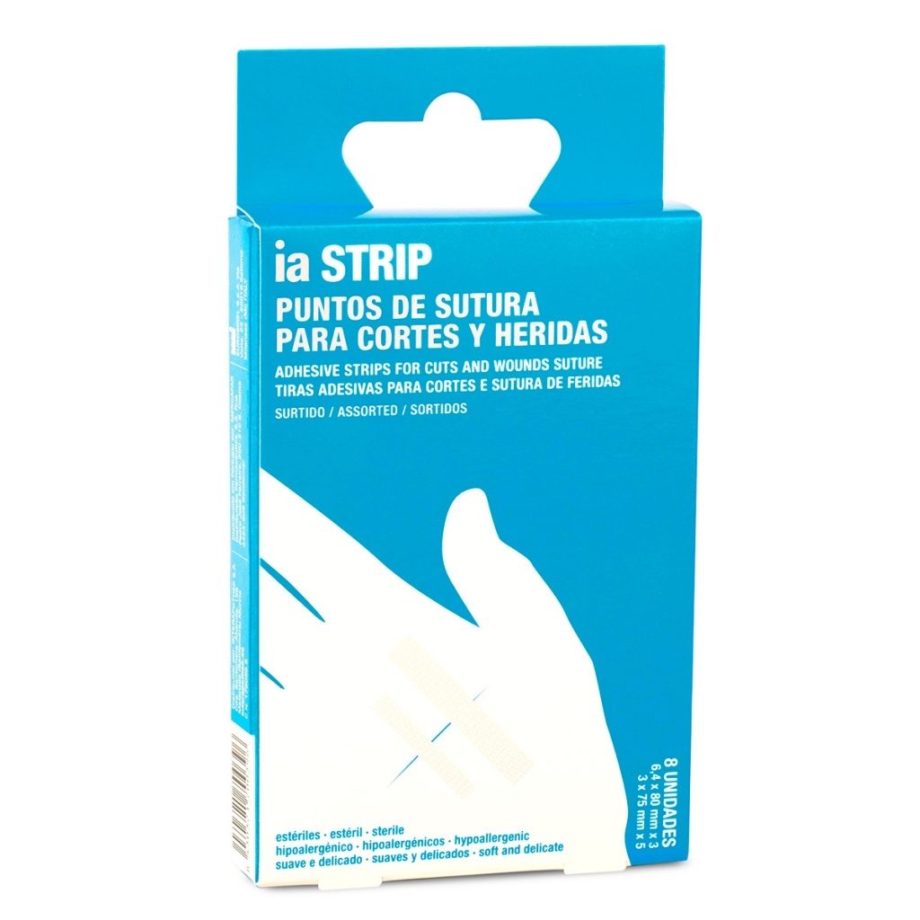 Interapothek Apósitos puntos de sutura surtidos 8 u