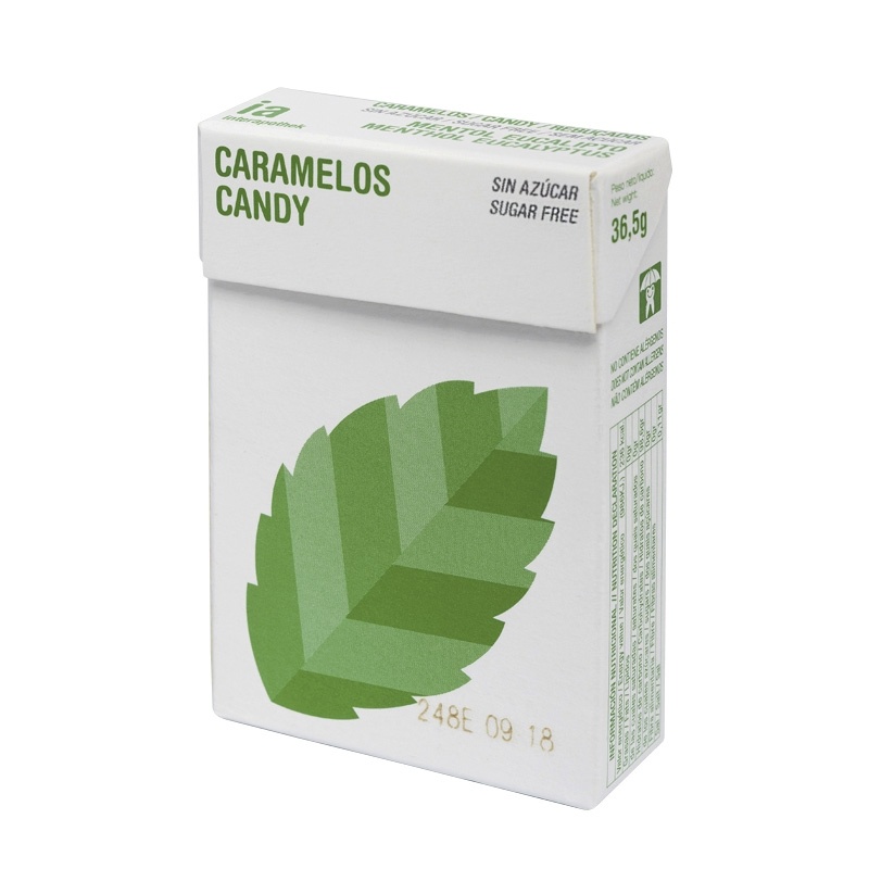 Interapothek Balmelos caramelos sabor mentol- eucaliptus  cajita sin azúcar