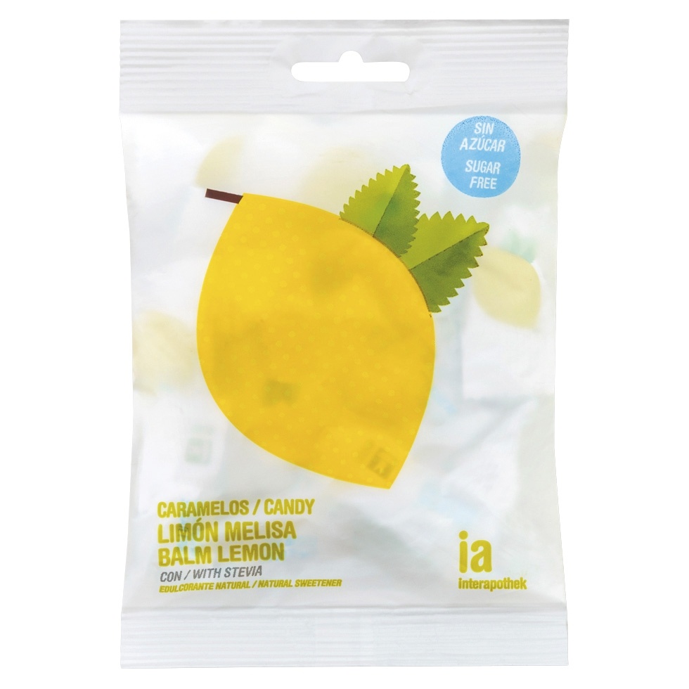 Interapothek Balmelos caramelos sabor limón-melisa bolsa sin azúcar