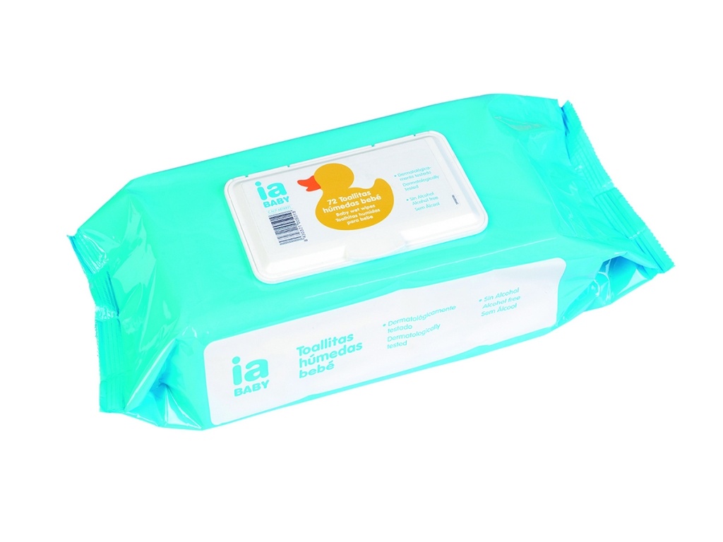Interapothek Toallitas recambio bebé 72 u con tapa