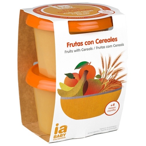 Interapothek Baby tarrito frutas con cereales 2 x 200 g