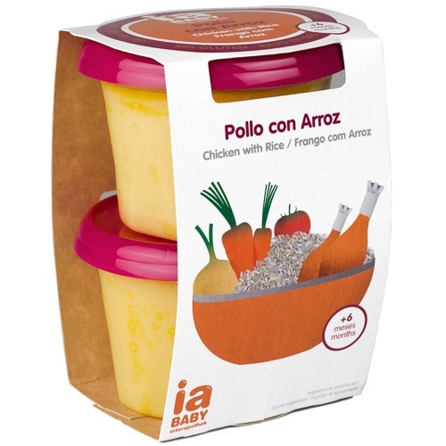 Interapothek Baby tarrito pollo con arroz 2 x 200 g