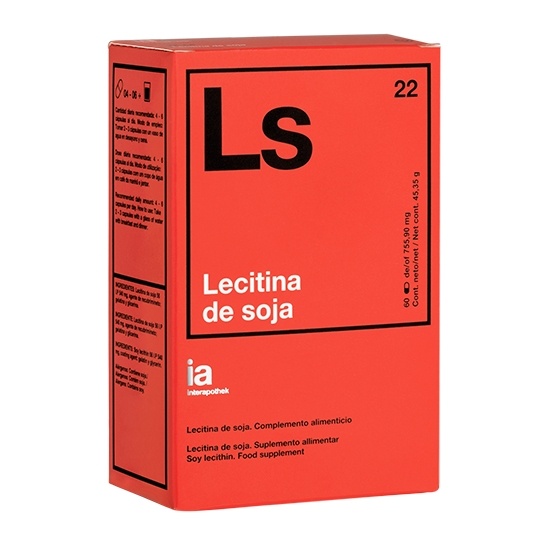 Interapothek Lecitina de soja 60 cápsulas 500 mg