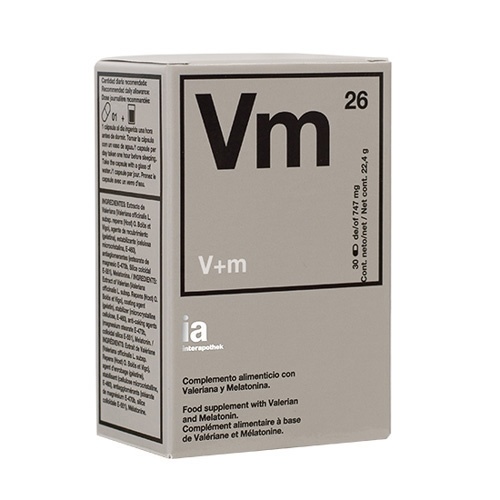 Interapothek V+M (valeriana + melatonina) 30 cápsulas