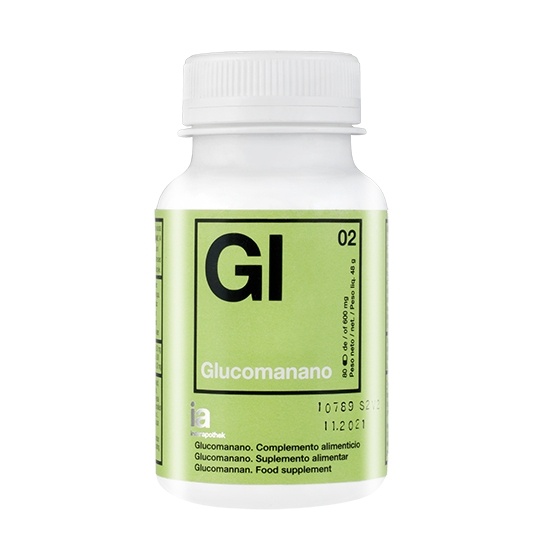 Interapothek Glucomanano 80 cápsulas 600 mg