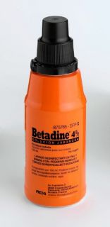 Betadine 40 mg/ml solución tópica jabonosa 125 ml