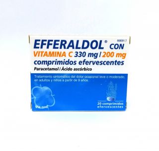 Efferaldol vitamina C 20 comprimidos efervescentes