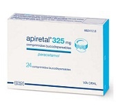 Apiretal Paracetamol 325 mg 24 comprimidos bucodispersables